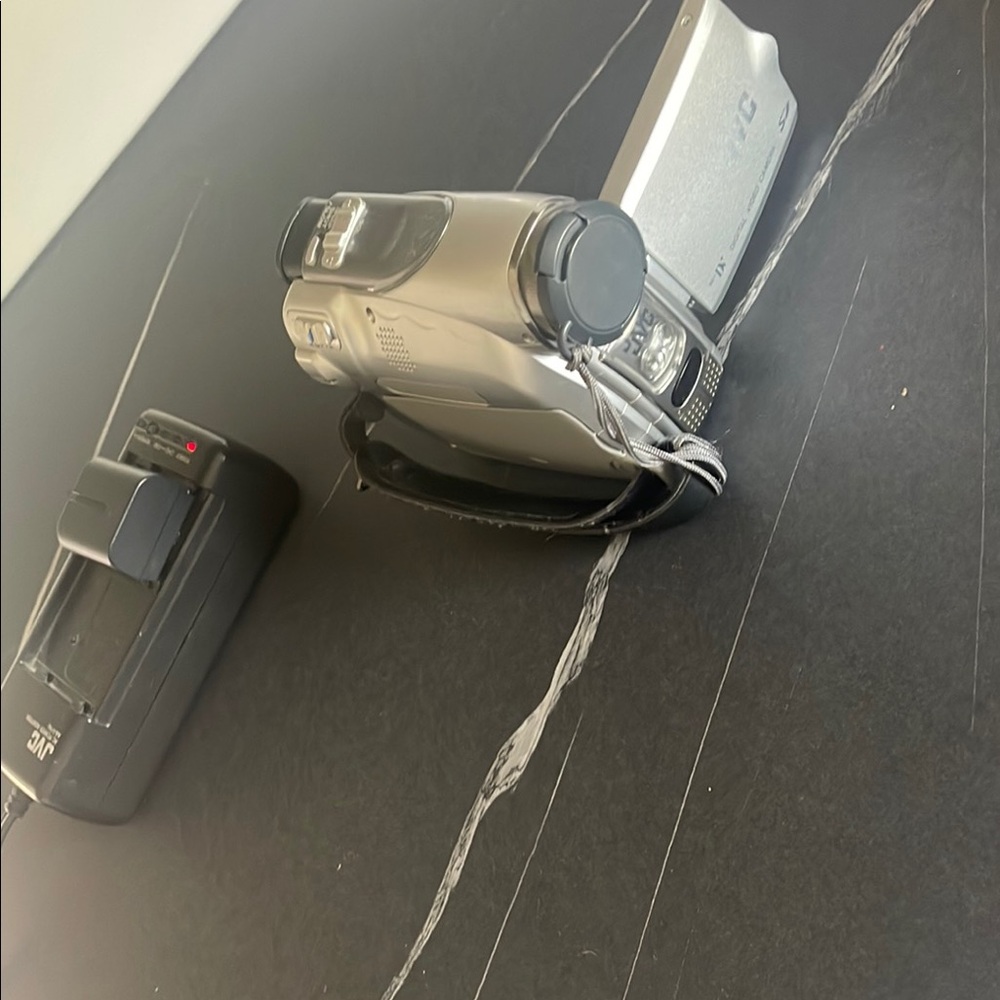 Silver Camcorder JVC 1990s